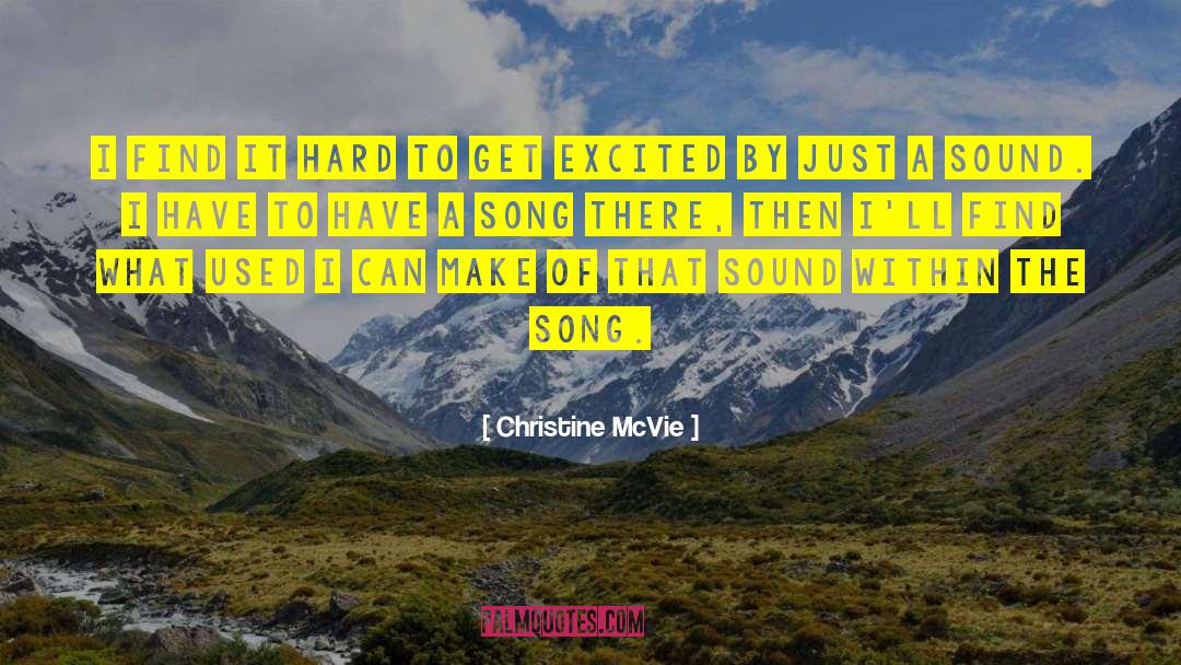 Mantric Sound quotes by Christine McVie