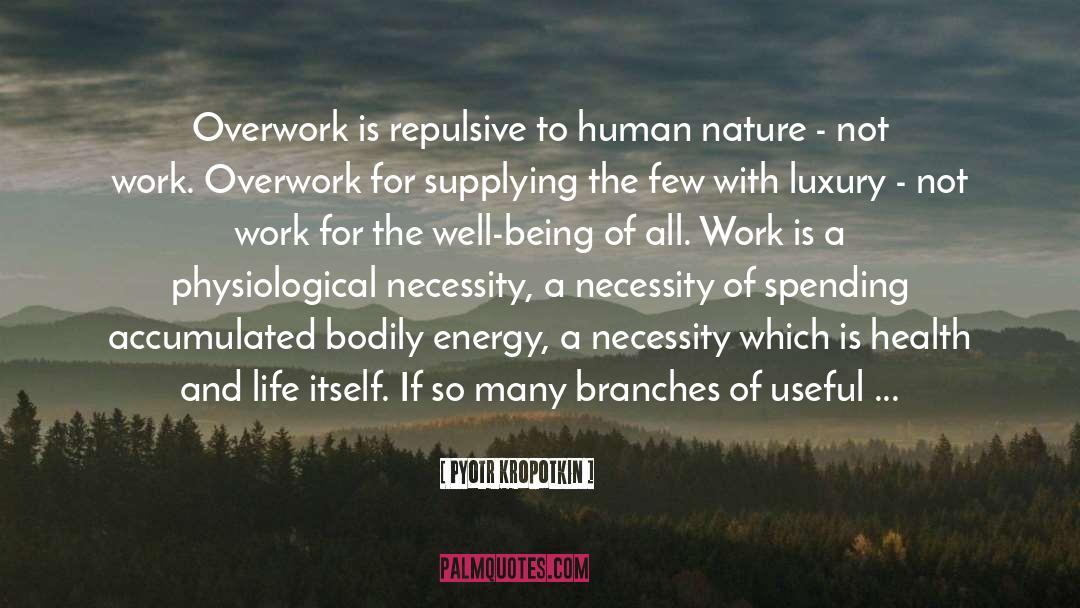 Manual Labour quotes by Pyotr Kropotkin