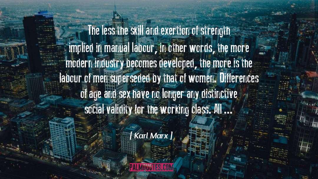 Manual quotes by Karl Marx