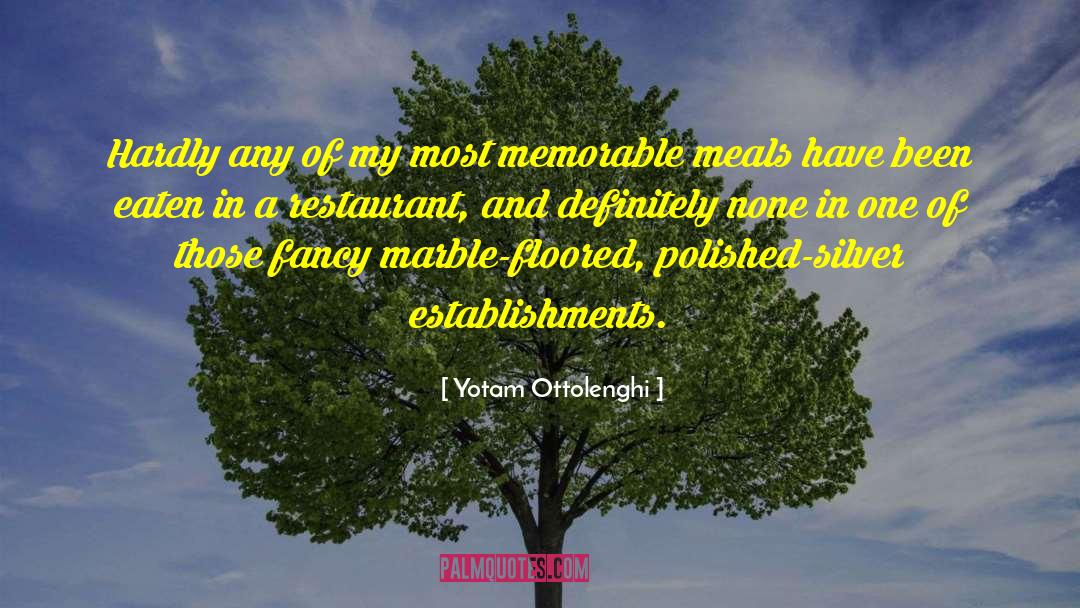 Manuals Restaurant quotes by Yotam Ottolenghi