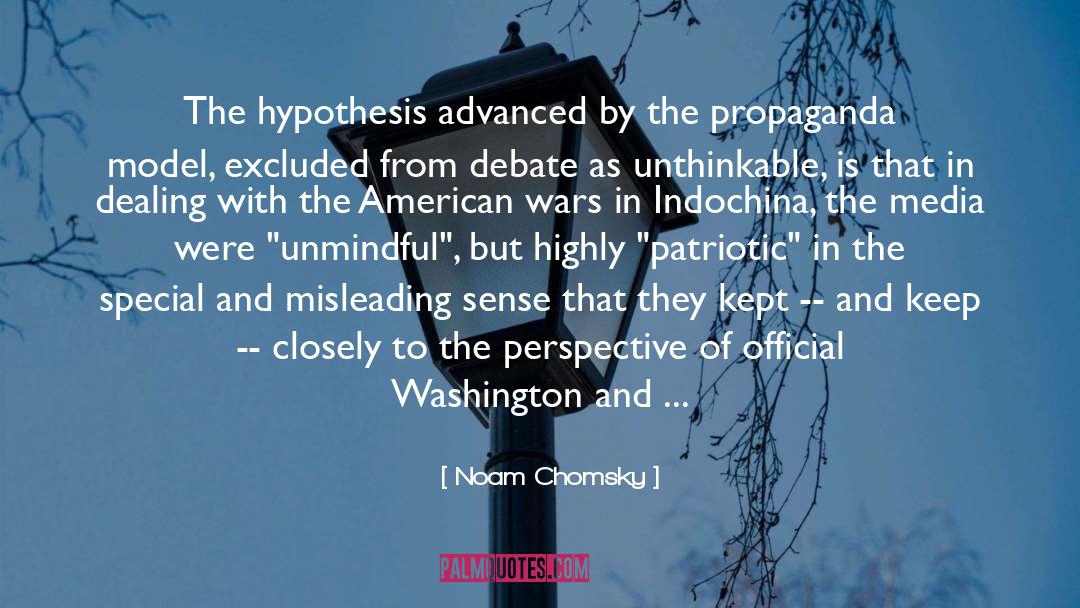 Manufacturing Consent Book quotes by Noam Chomsky