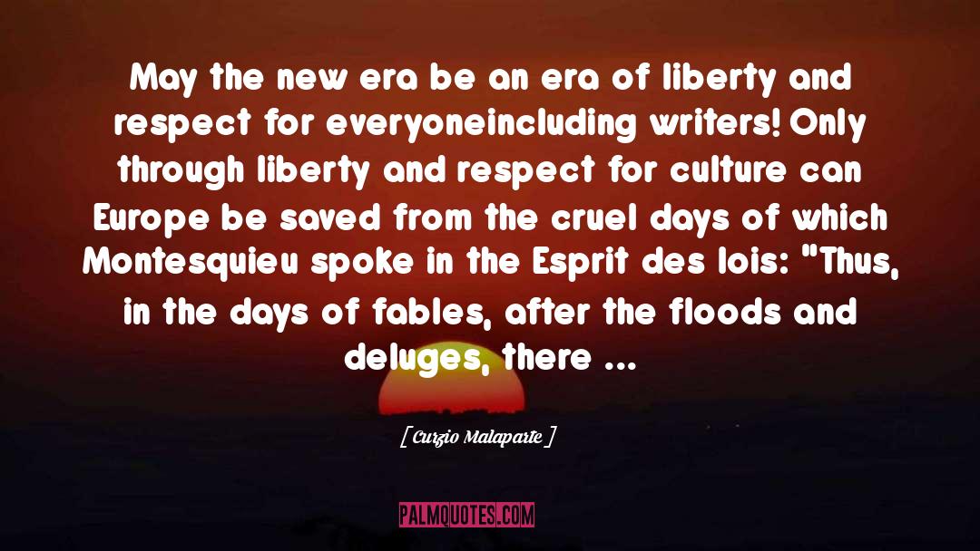 Manuscript quotes by Curzio Malaparte