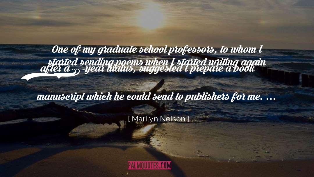 Manuscript quotes by Marilyn Nelson