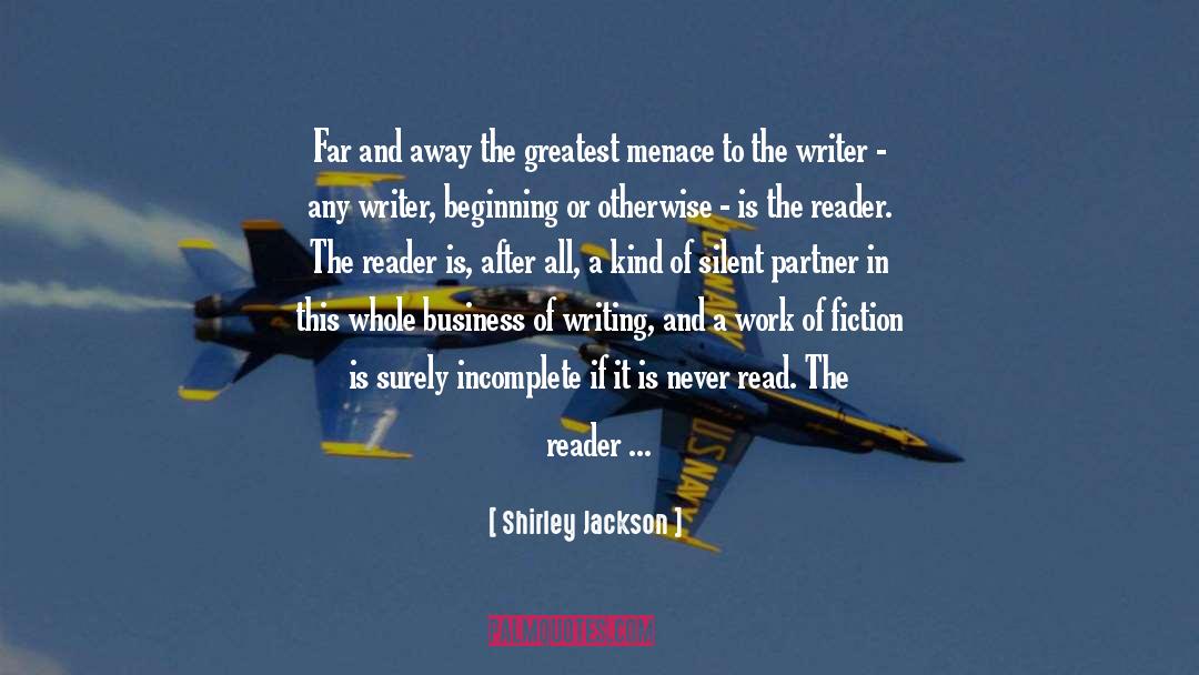 Manuscript quotes by Shirley Jackson