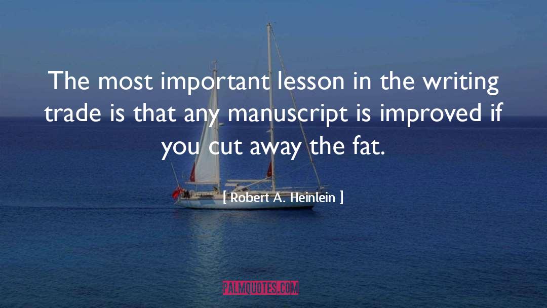 Manuscript quotes by Robert A. Heinlein