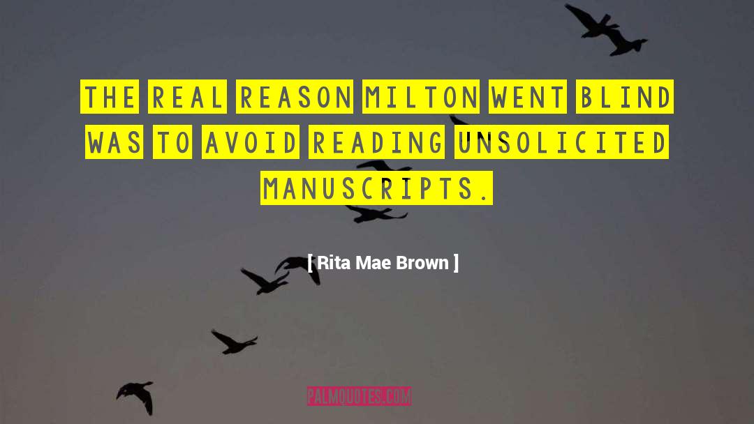 Manuscripts quotes by Rita Mae Brown