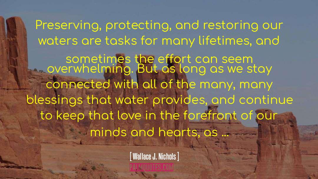 Many Blessings quotes by Wallace J. Nichols