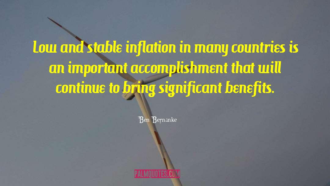 Many Countries quotes by Ben Bernanke