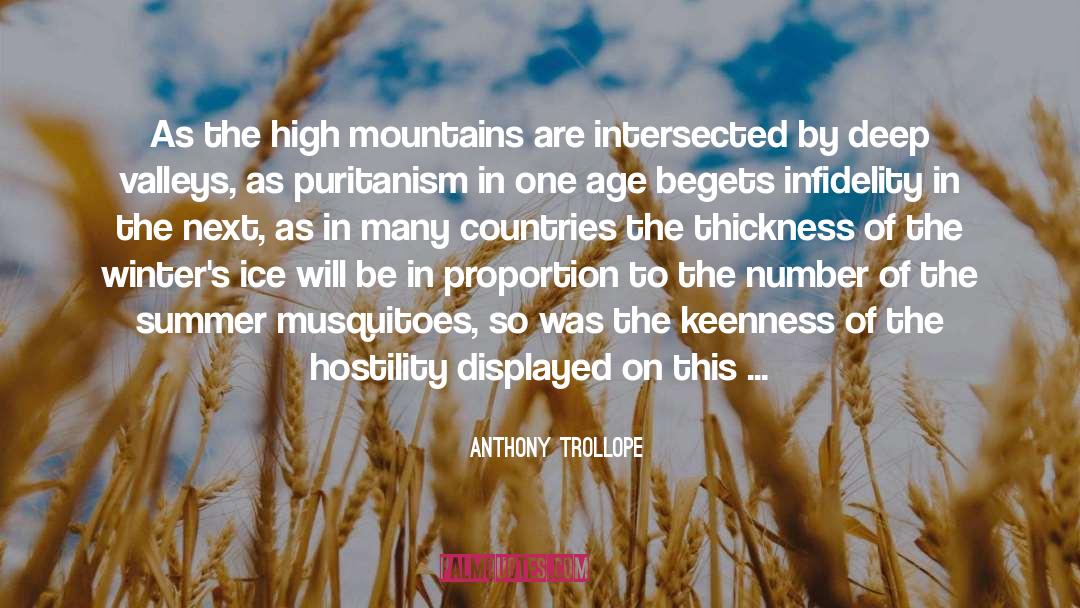 Many Countries quotes by Anthony Trollope
