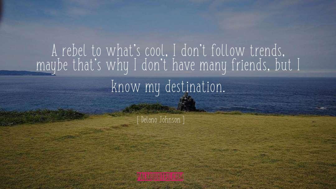 Many Friends quotes by Delano Johnson