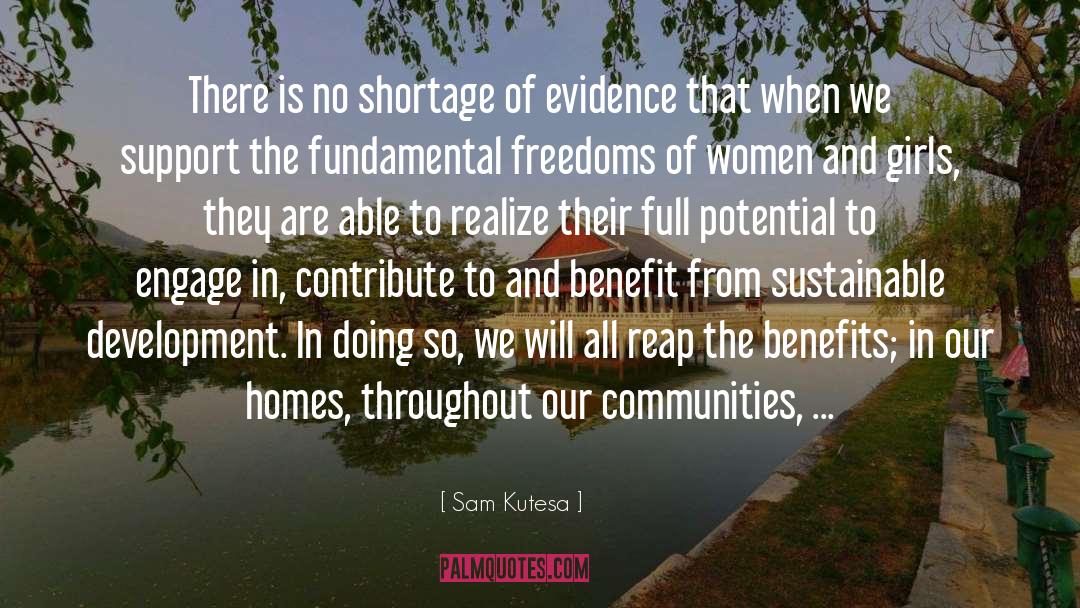 Many Homes quotes by Sam Kutesa