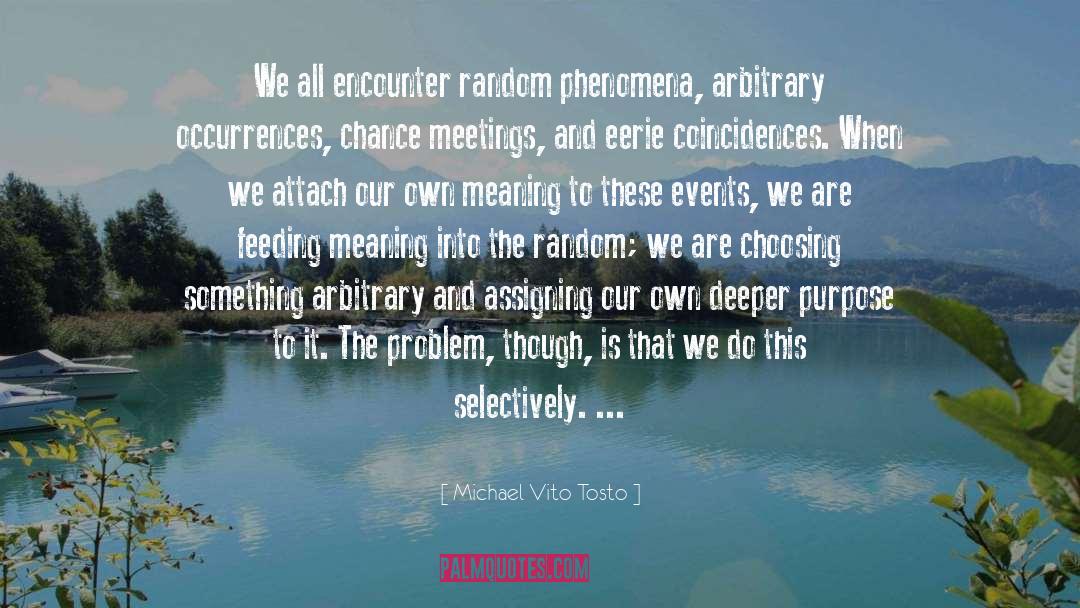 Many Meetings quotes by Michael Vito Tosto