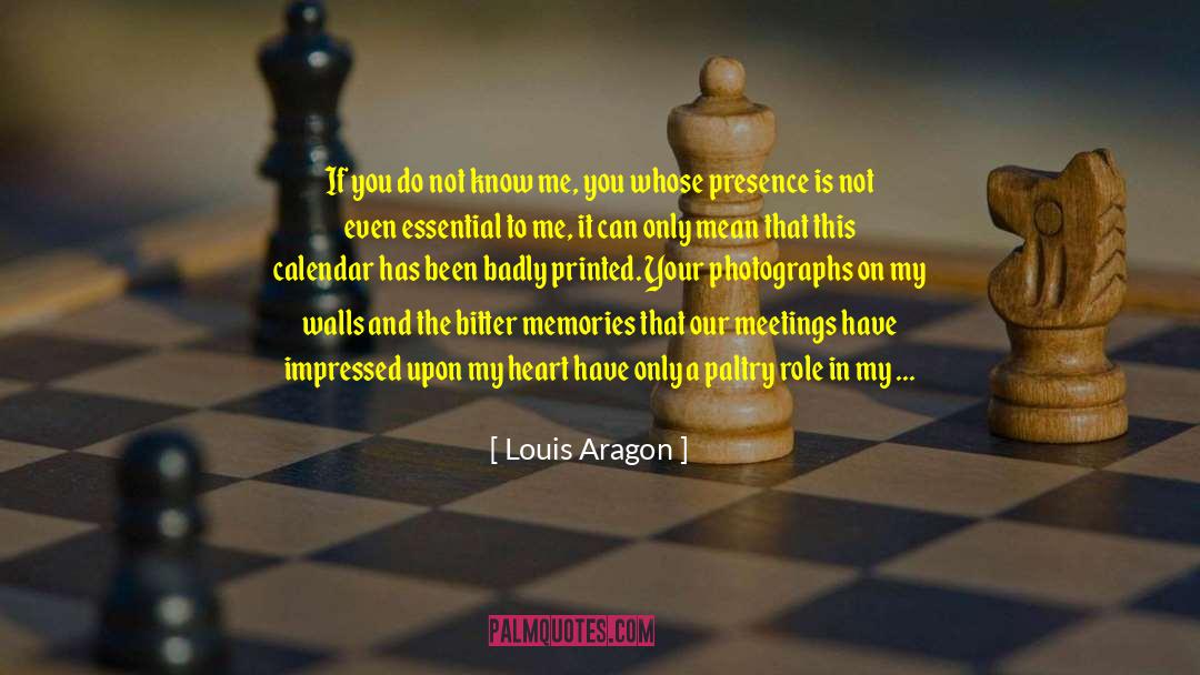 Many Meetings quotes by Louis Aragon