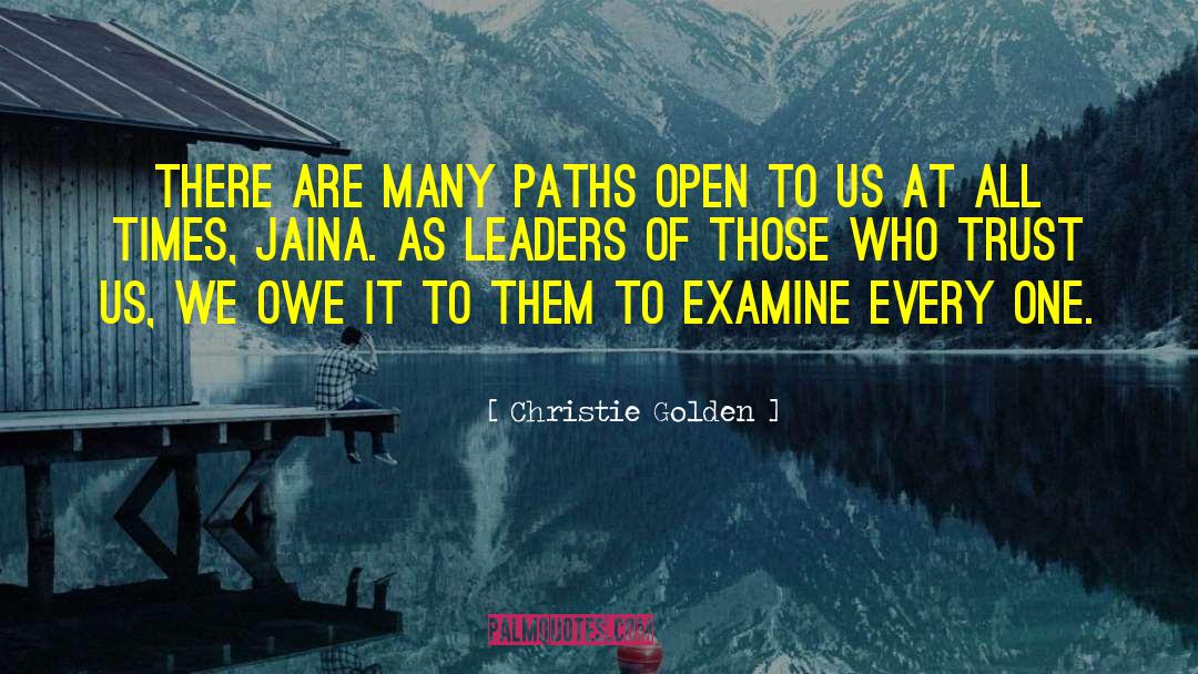 Many Paths quotes by Christie Golden