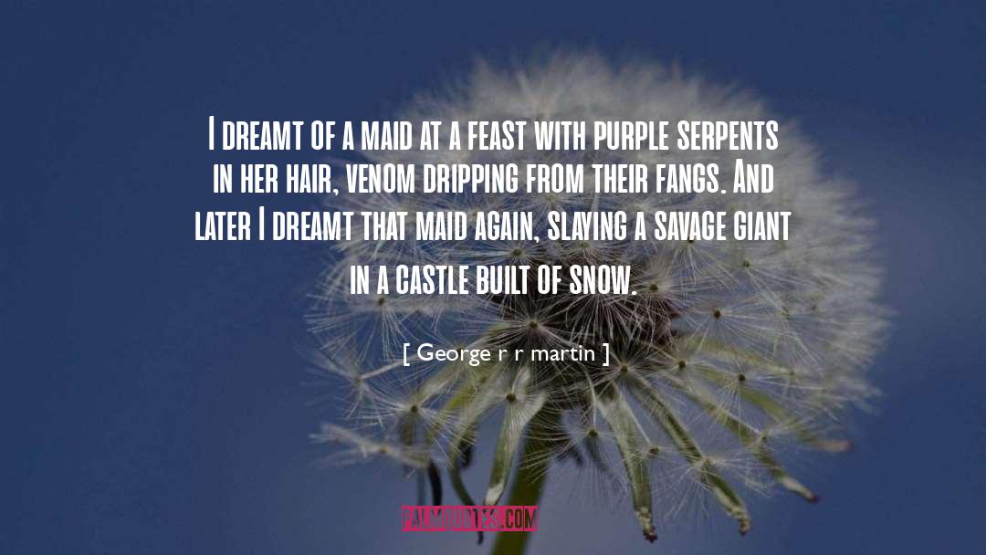 Manzanares Castle quotes by George R R Martin