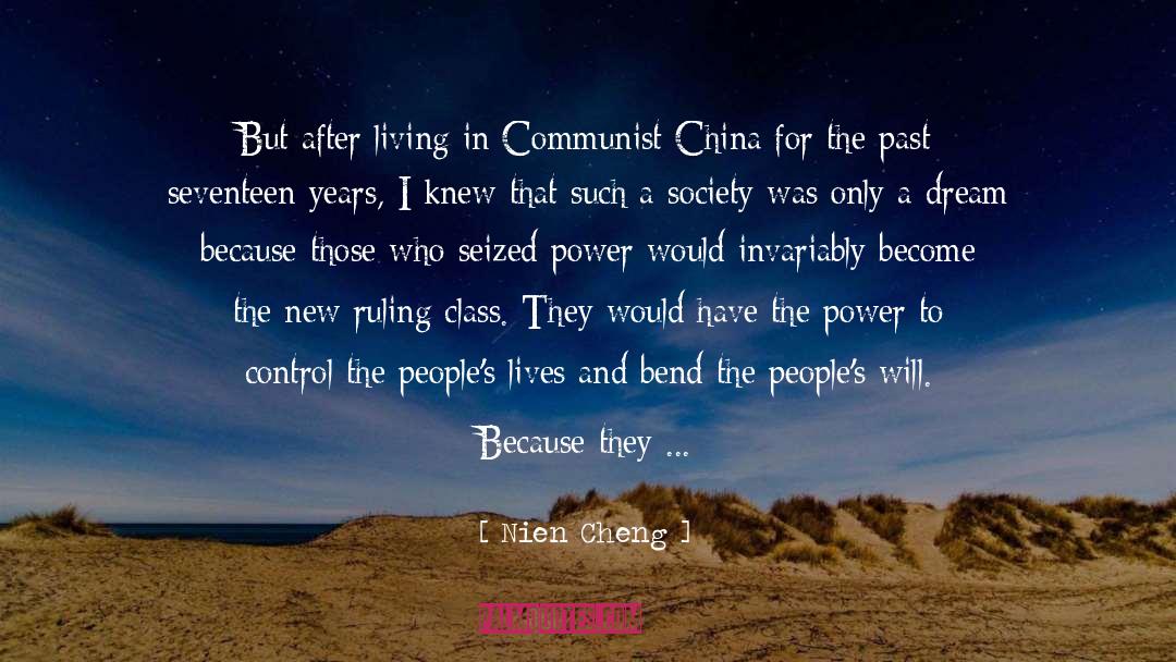 Maoism quotes by Nien Cheng