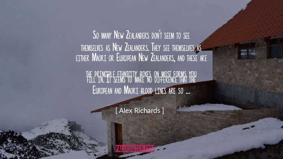 Maori quotes by Alex Richards