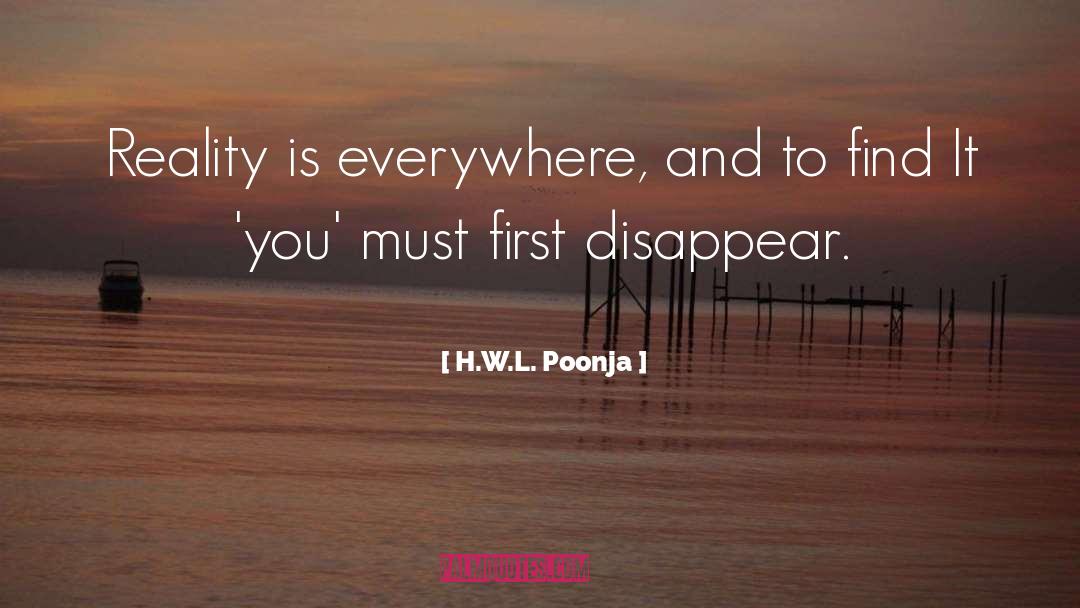 Map To Everywhere quotes by H.W.L. Poonja