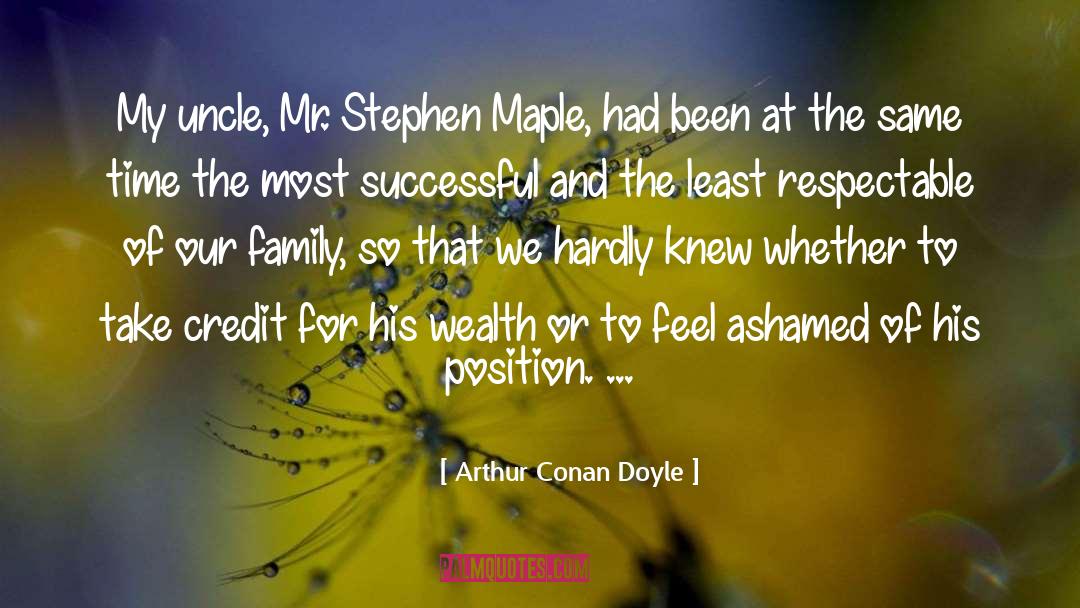 Maple quotes by Arthur Conan Doyle