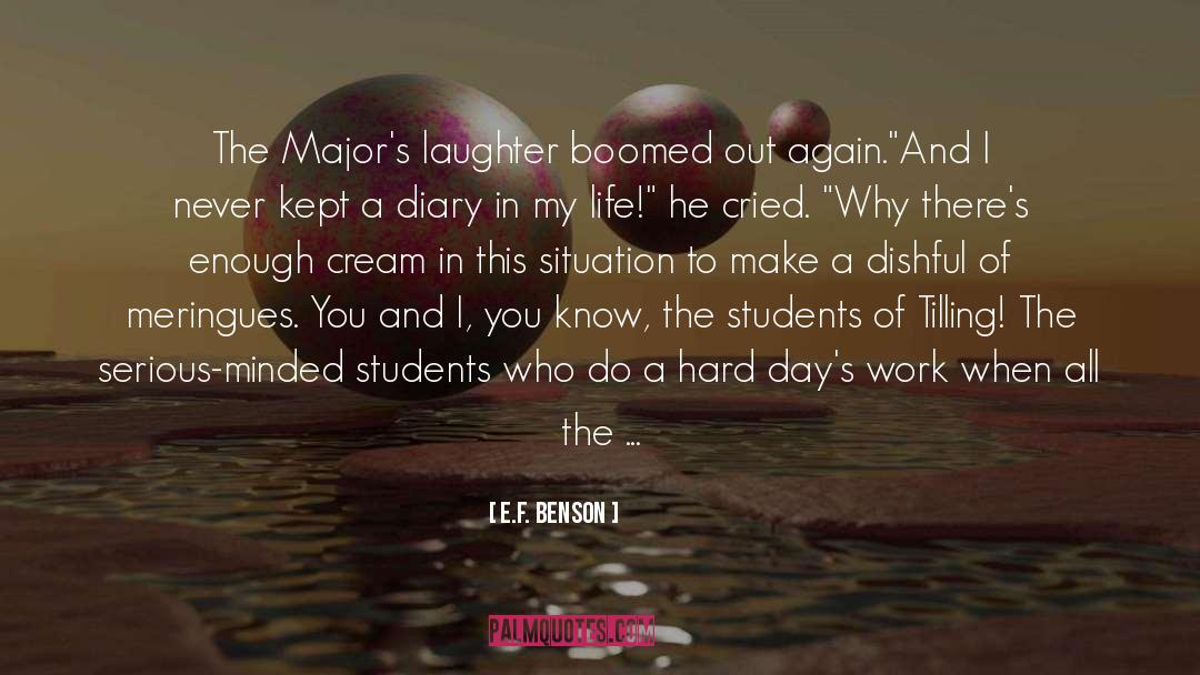 Mapp And Major Benjie quotes by E.F. Benson