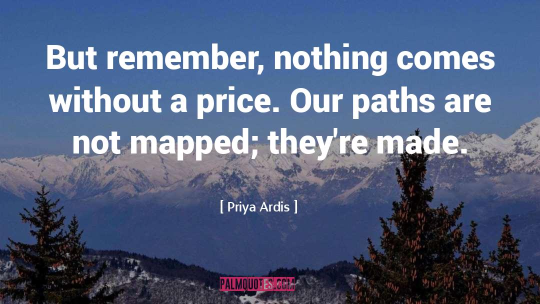 Mapped quotes by Priya Ardis