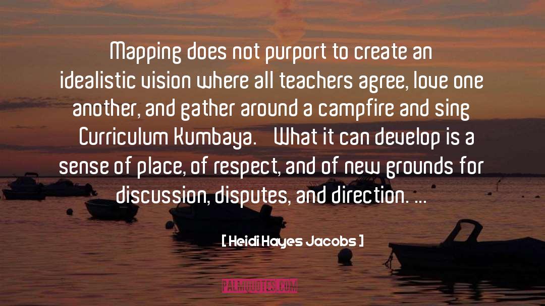 Mapping quotes by Heidi Hayes Jacobs