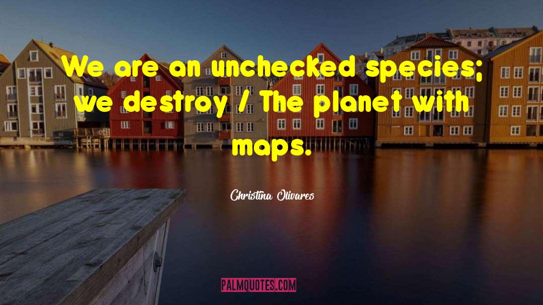 Maps quotes by Christina Olivares