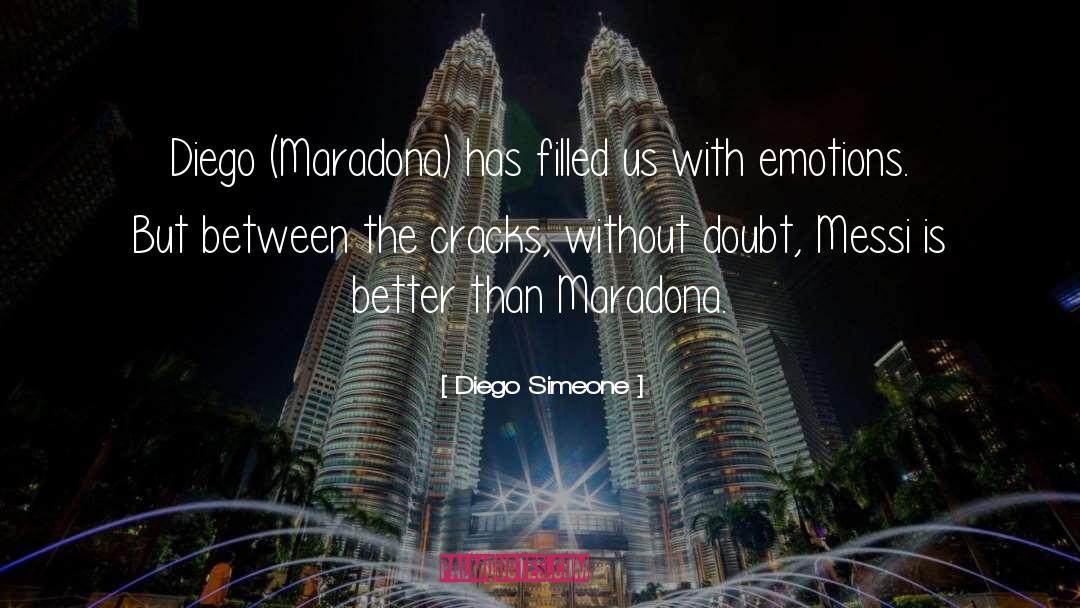 Maradona quotes by Diego Simeone