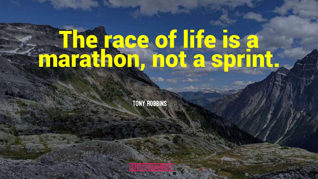 Marathon Finish quotes by Tony Robbins