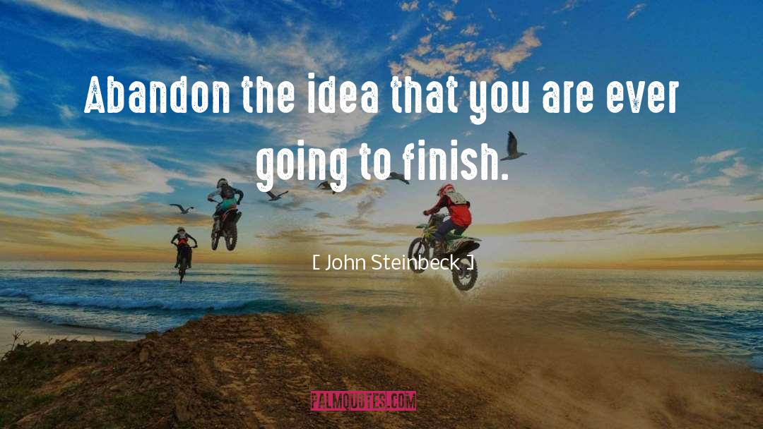 Marathon Finish quotes by John Steinbeck