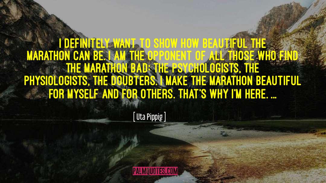 Marathon quotes by Uta Pippig