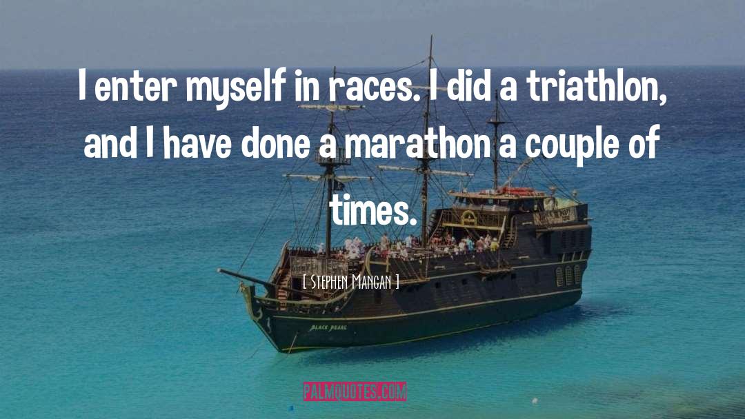 Marathon Runners quotes by Stephen Mangan