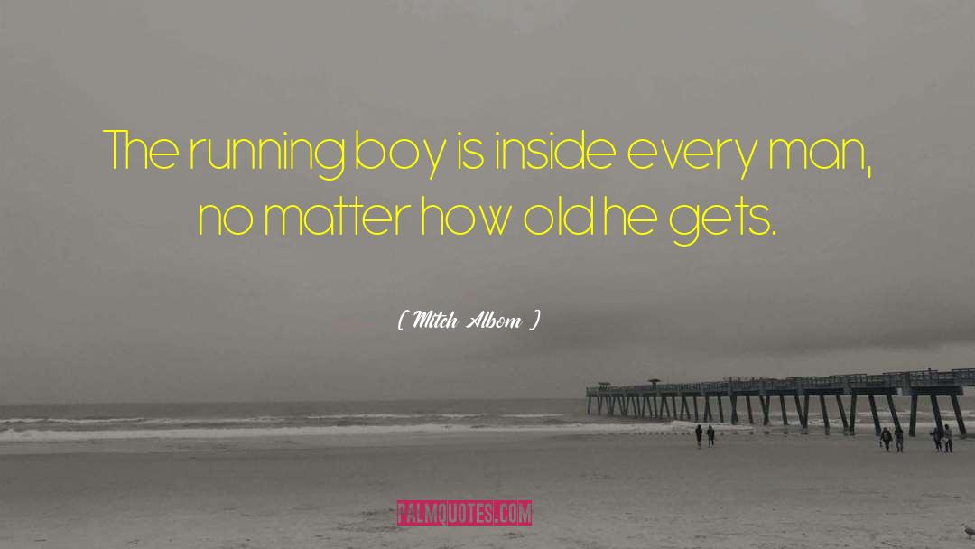 Marathon Running quotes by Mitch Albom