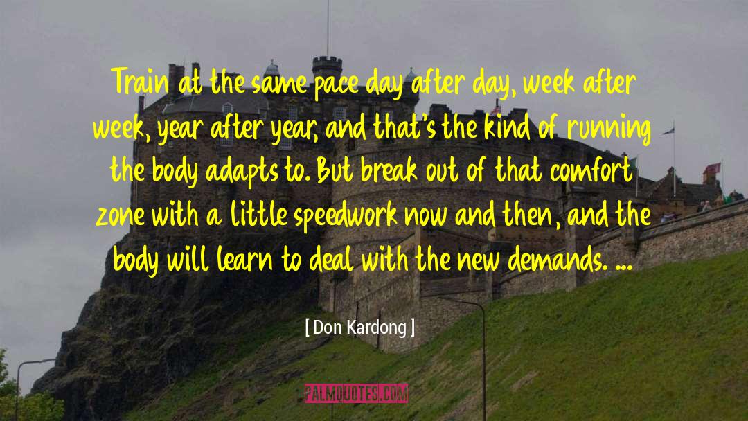 Marathon Running quotes by Don Kardong