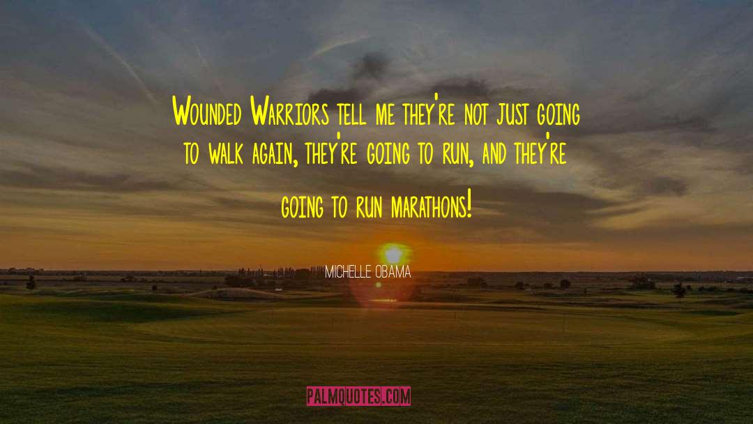 Marathons quotes by Michelle Obama