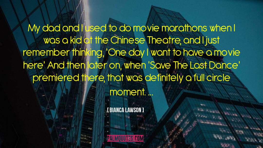 Marathons quotes by Bianca Lawson