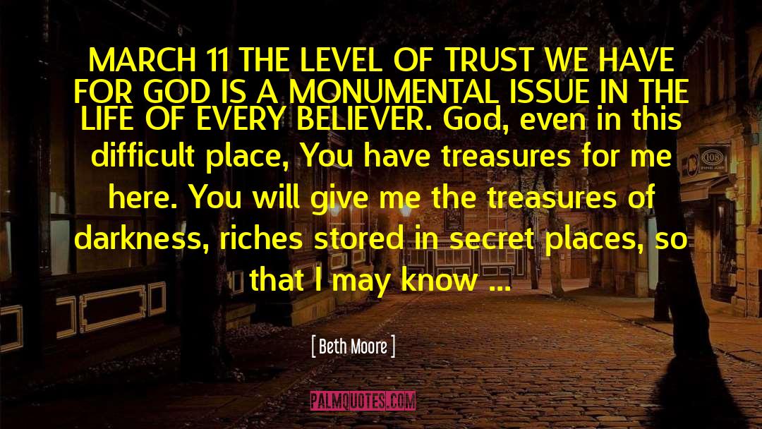 March Past quotes by Beth Moore