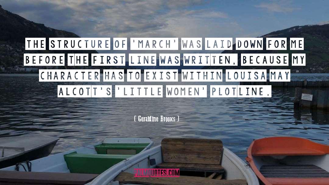 March quotes by Geraldine Brooks