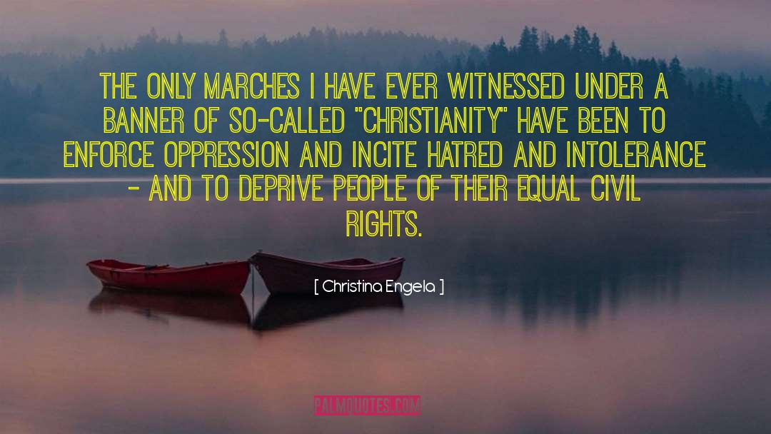 Marches quotes by Christina Engela