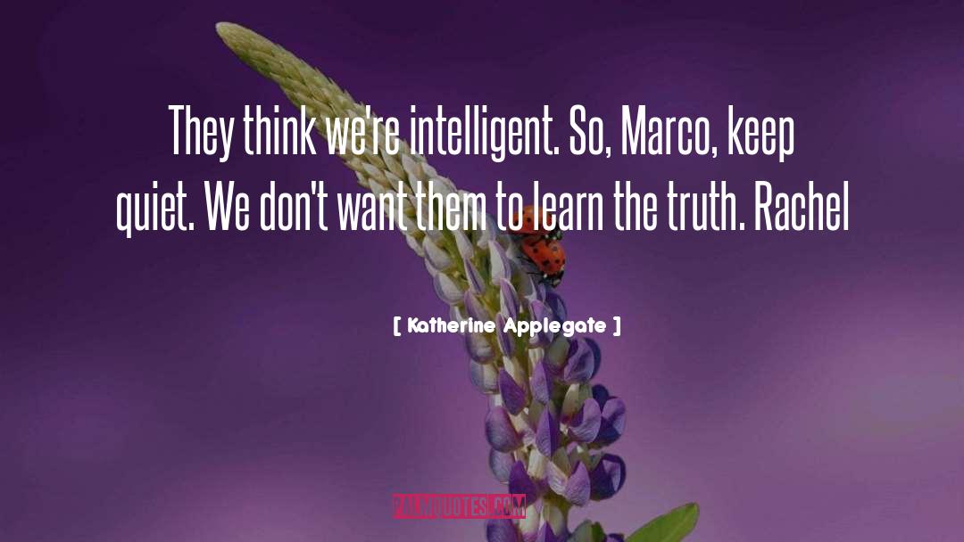 Marco With Christensens quotes by Katherine Applegate