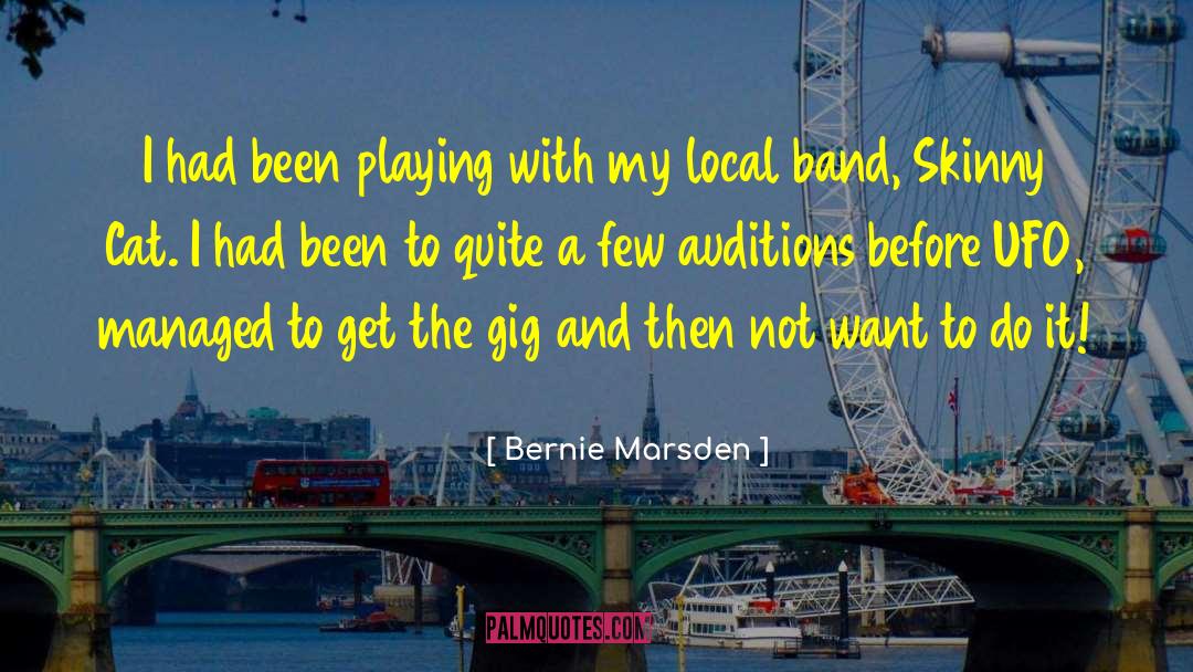 Marcus Marsden quotes by Bernie Marsden