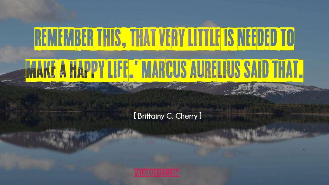 Marcus Valencio quotes by Brittainy C. Cherry