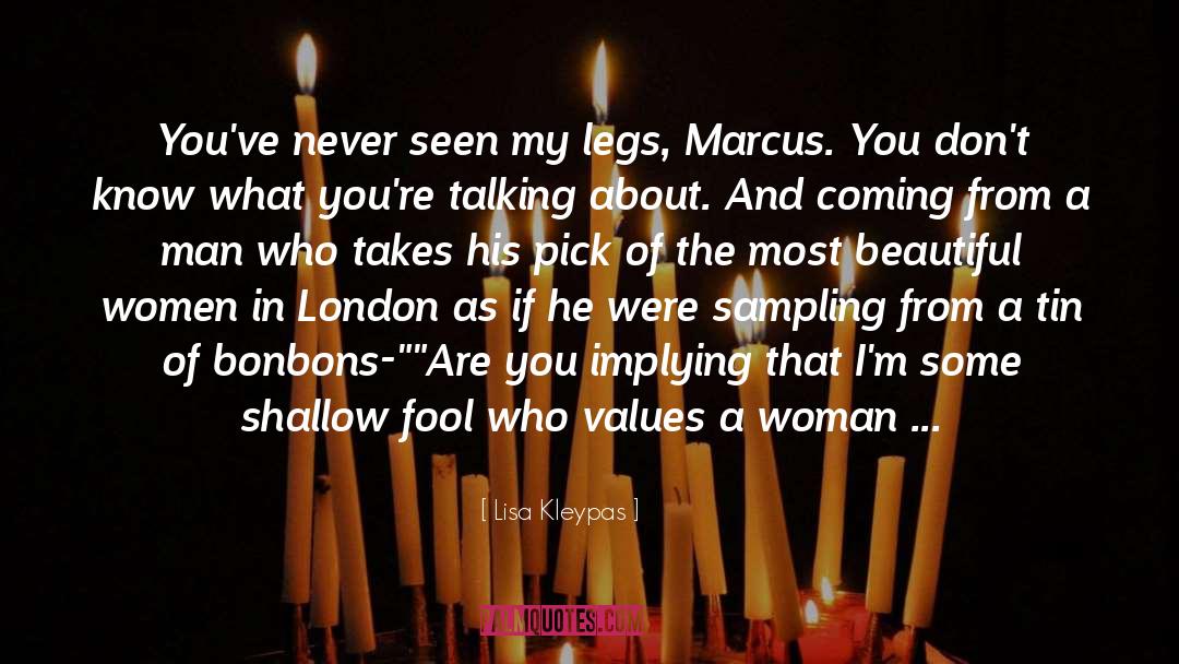 Marcus Westcliff quotes by Lisa Kleypas