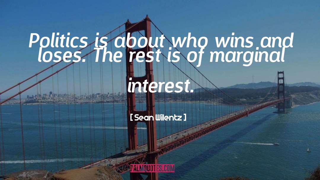 Marginal quotes by Sean Wilentz