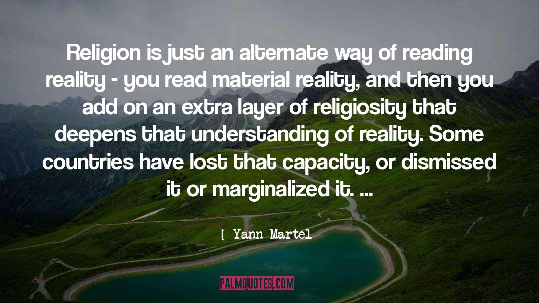 Marginalized quotes by Yann Martel