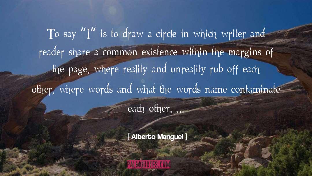 Margins quotes by Alberto Manguel
