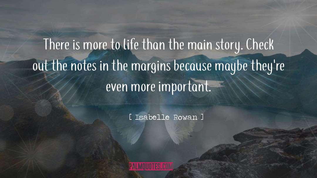 Margins quotes by Isabelle Rowan