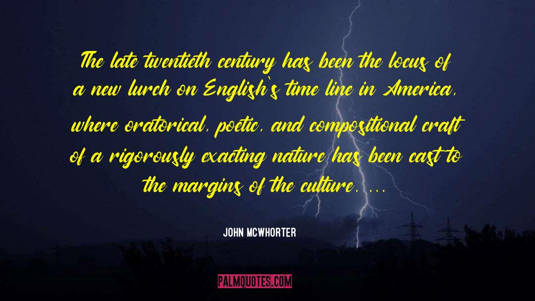 Margins quotes by John McWhorter