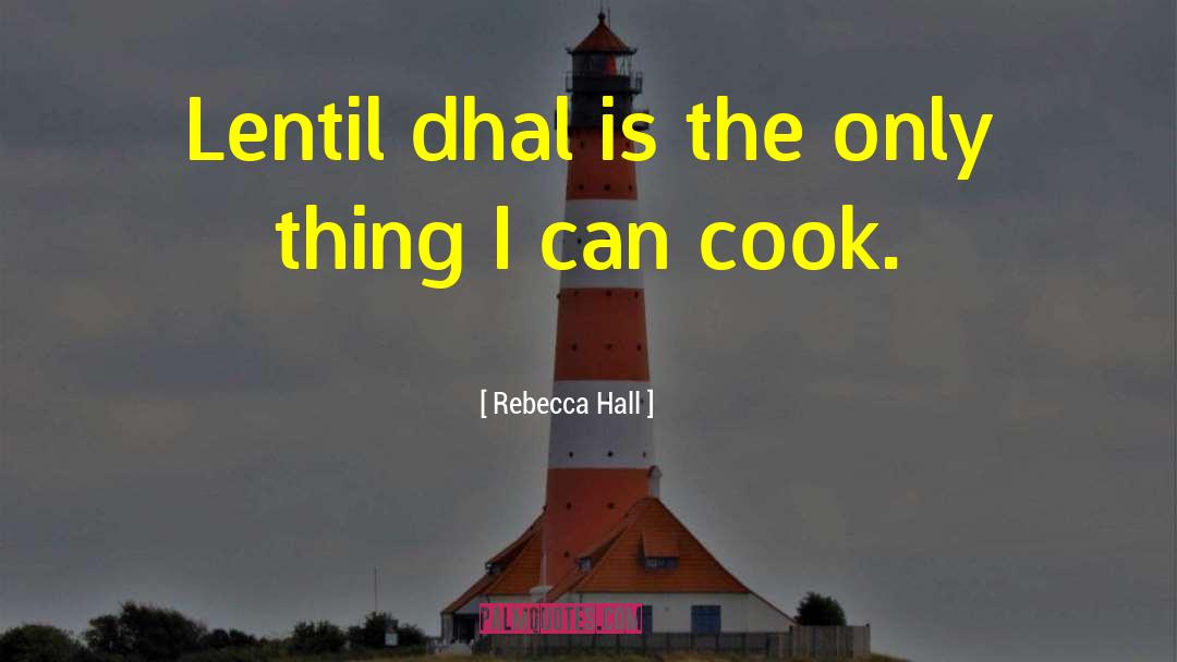 Marie Hall quotes by Rebecca Hall