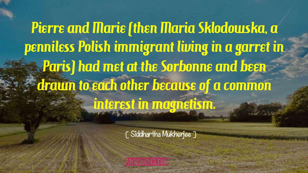 Marie Sklodowska quotes by Siddhartha Mukherjee